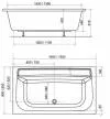 Акриловая ванна Ravak Praktik N 160x85 icon 2