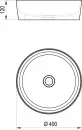 Умывальник Ravak Uni Slim XJX01140002 icon 6