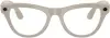 Умные очки Ray-Ban Meta Skyler RW4010 (серый глянцевый/прозрачный/синий) фото 3