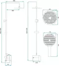 Душевая система Rea Avalon tytan P2401 icon 8