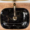 Умывальник Rea Belinda Black Marble shiny icon 2