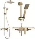 Душевая система Rea Bravo gold matt P4121 icon 2