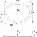 Умывальник Rea Fonda U0604 icon 5