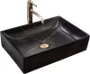 Умывальник Rea Inga Black Marble Matt U8006 icon