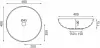 Умывальник Rea Mexico U6030 icon 7