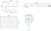 Душевая система Rea Moby gold matt P2403 icon 6