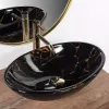 Умывальник Rea Pamela Black Marble Shiny U5067 icon 5