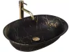 Умывальник Rea Roma Marble Black matt icon