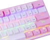 Клавиатура Redragon Fizz (розовый/белый) фото 8
