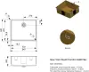 Кухонная мойка Reginox New York 50x40 (L) OKG Comfort Gold Flax icon 2