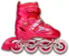 Роликовые коньки Relmax P01-Set (розовый/белый) фото 2