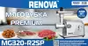 Мясорубка Renova MG320-R2SP фото 2