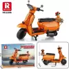 Конструктор Reobrix Ретро Скутер 11036 фото 4
