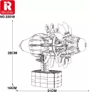Конструктор Reobrix Самолётный Двигатель 33018 фото 4