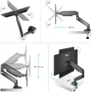 Кронштейн для монитора Onkron G50 (черный) icon 4