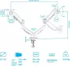 Кронштейн для монитора Kromax Office-14 icon 4