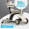 Трехколесный самокат Ricos Crocs JSCN669 (бежевый/черный) icon 3