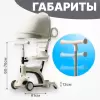 Трехколесный самокат Ricos Crocs JSCN669 (бежевый/черный) icon 5