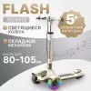 Трехколесный самокат Ricos Flash JSCK612 (бежевый/коричневый) icon