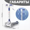 Трехколесный самокат Ricos LilStar JSCL668A (белый/синий) icon 5