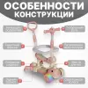 Трехколесный самокат Ricos RexRide JSCB616 (бежевый/розовый) icon 2