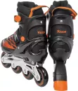 Роликовые коньки Ricos Stream PW-153B L (р. 40-43, черный/оранжевый) фото 2