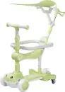 Трехколесный самокат Ricos T-Rex JSCML603B (белый/зеленый) icon