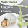 Трехколесный самокат Ricos T-Rex JSCML603B (белый/зеленый) icon 4