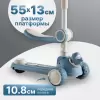 Трехколесный самокат Ricos Wave JSCW108 (белый/синий) icon 3