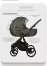 Детская универсальная коляска Riko Montana X 3 в 1 Basic (54 оливковый) icon 6