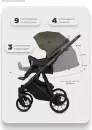 Детская универсальная коляска Riko Montana X 3 в 1 Basic (54 оливковый) icon 7