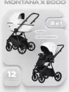 Детская универсальная коляска Riko Montana X Ecco 2 В 1 Basic 11 (белый) icon 8