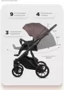 Детская универсальная коляска Riko Montana X Plus 2 в 1 (коричневый) icon 3