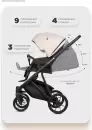 Детская универсальная коляска Riko Montana X Plus 3 в 1 (коричневый-бежевый) icon 10