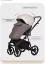 Детская универсальная коляска Riko Montana X Plus 3 в 1 (коричневый-бежевый) icon 3