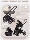 Детская универсальная коляска Riko Montana X Plus 3 в 1 (коричневый-бежевый) icon 4