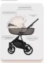 Детская универсальная коляска Riko Montana X Plus 3 в 1 (коричневый-бежевый) icon 7