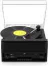 Многофункциональный аудиоцентр Ritmix LP-400B (черный/коричневый) фото 2