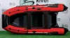 Надувная лодка RiverBoats RIB RB-380 красно-черная фото 2