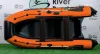 Надувная лодка RiverBoats RIB RB-380 оранжево-черная фото 2