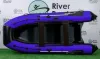 Надувная лодка RiverBoats RIB RB-380 сине-черная фото 2
