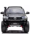 Детский электромобиль RiverToys DK-HL850 Toyota Hilux (черный глянец) фото 2