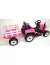 Детский электромобиль RiverToys H444HH (розовый) фото 3