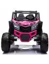 Детский электромобиль RiverToys H555HH (розовый) фото 2