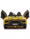 Детский электромобиль RiverToys Lamborghini Aventador SVJ A111MP (желтый) icon 3