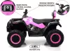 Детский электроквадроцикл RiverToys T001TT 4WD (розовый) фото 2