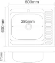 Кухонная мойка РМС MG6-6060L icon 2
