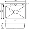 Кухонная мойка РМС MR-5843BL icon 3