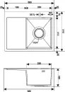 Кухонная мойка РМС MRK-5851BL-R icon 4