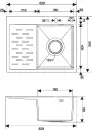 Кухонная мойка РМС MRK-6350BL-R icon 4